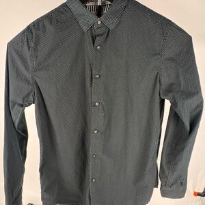 Denim & Flower Black and White Patterned Shirt